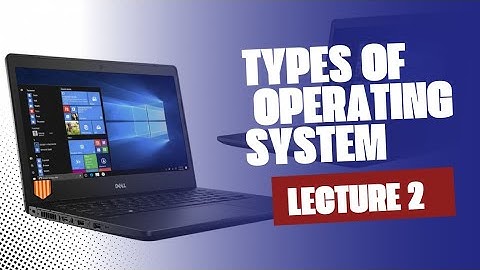 Lecture 2 | Types of Operating Systems Explained with Real-Life Examples  | CodingWithLAIBAZAHOOR