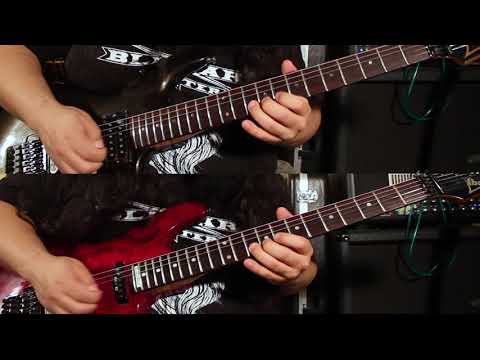 Lucho Sánchez - Deep Purple Highway Star Guitar Solo (2 Guitars)