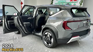 All New 2024! Kia EV5 Super Luxury Interior and Premium Exterior Walkaround