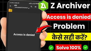 Zarchiver access is denied problem 2025 | Zarchiver access is denied | Access denied zarchiver