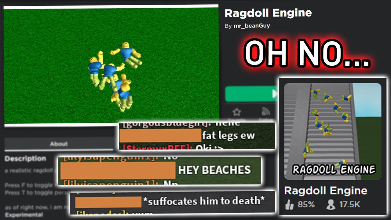 0j1kxm577ez1m - how to push someone in ragdoll engine roblox mobile