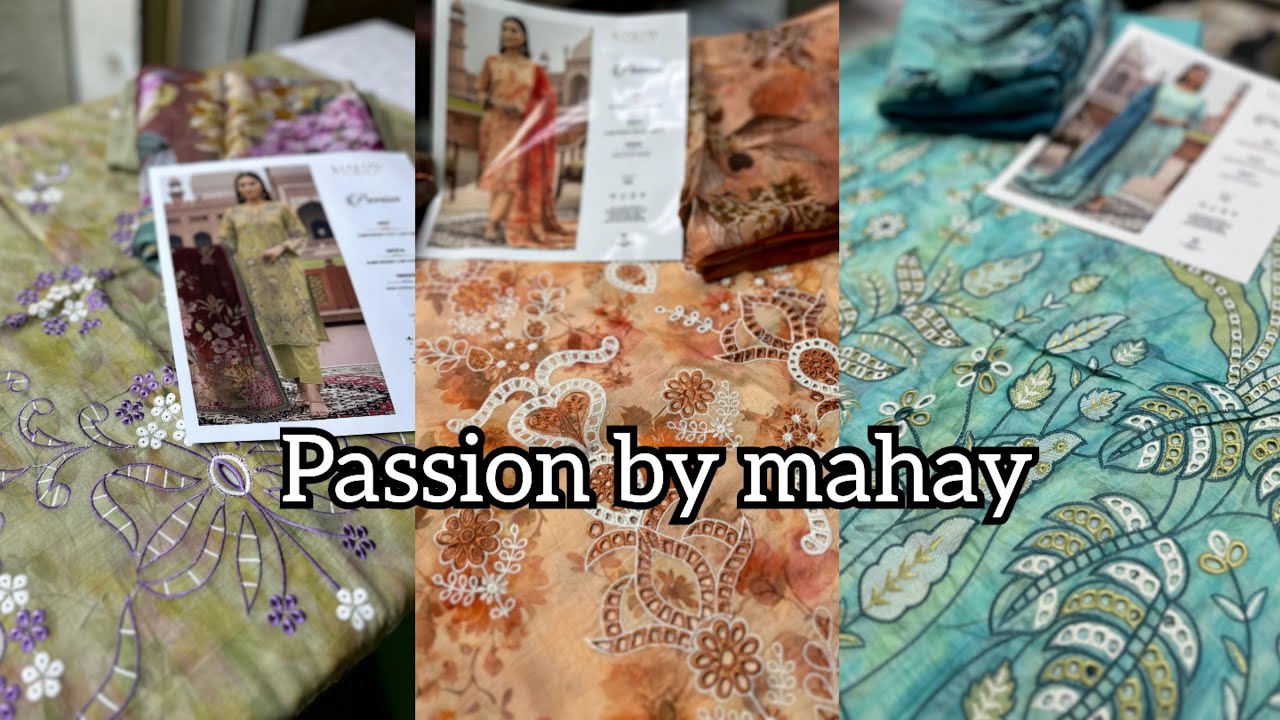 *Passion by mahay  😍😍| latest embroidery dress collection | luxury fancy suits |  embroidery dresses