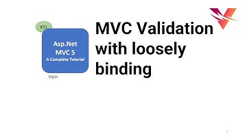 MVC Validation with loosely binding  | MVC tutorial for beginners in .Net C#