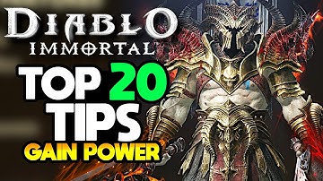 Top 20 Tips to Gain Power & Improve Builds in Diablo Immortal