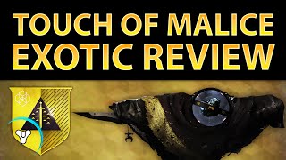 Destiny Taken King Touch Of Malice Exotic Review