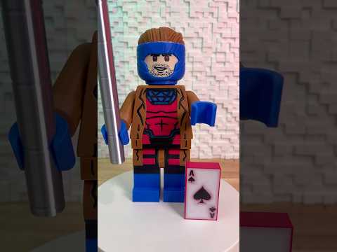 3d printed Marvel Gambit Lego #marvel #gambit#lego#3dprinting #bambulab #3d #fyp