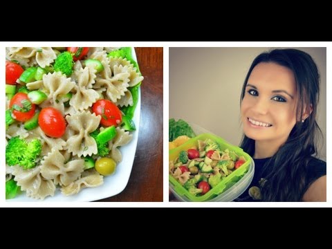 Pasta Salad with Fresh Vegetables | Quick & Healthy Lunch - YouTube