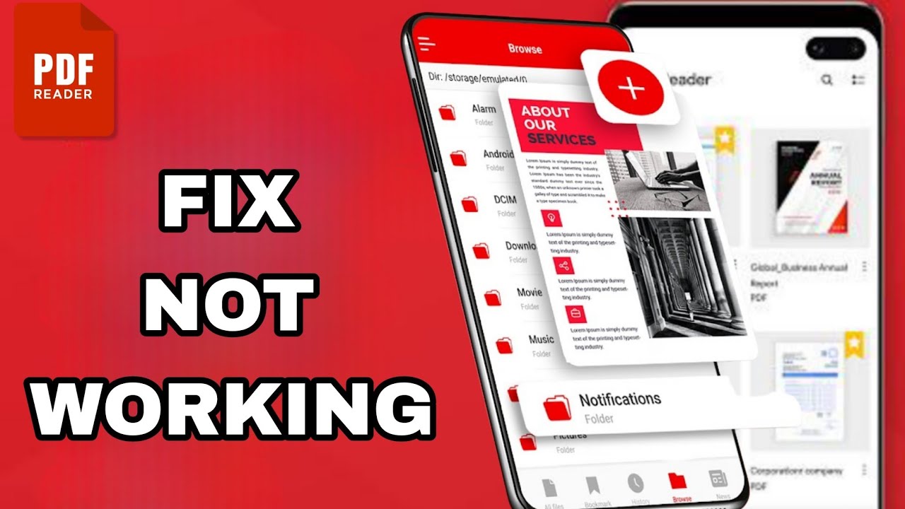How To Fix And Solve Not Working On PDF Reader App | Final solution ...