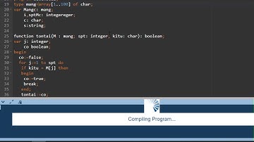 Đếm kí tự xuất hiện trong xâu (Bài tập pascal cơ bản)