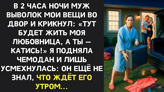 картинка: Я ПЛАКАЛА! НОЧЬЮ МУЖ ШВЫРНУЛ МЕНЯ НА УЛИЦУ: ТЕПЕРЬ ЗДЕСЬ ХОЗЯЙКА МОЯ ЛЮБОВНИЦА! Но на утро…