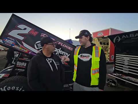 Matt Moro on JJ Hickle earning his team's first World of Outlaws Quick Time