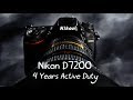 Nikon D7200 4 Years Active Duty