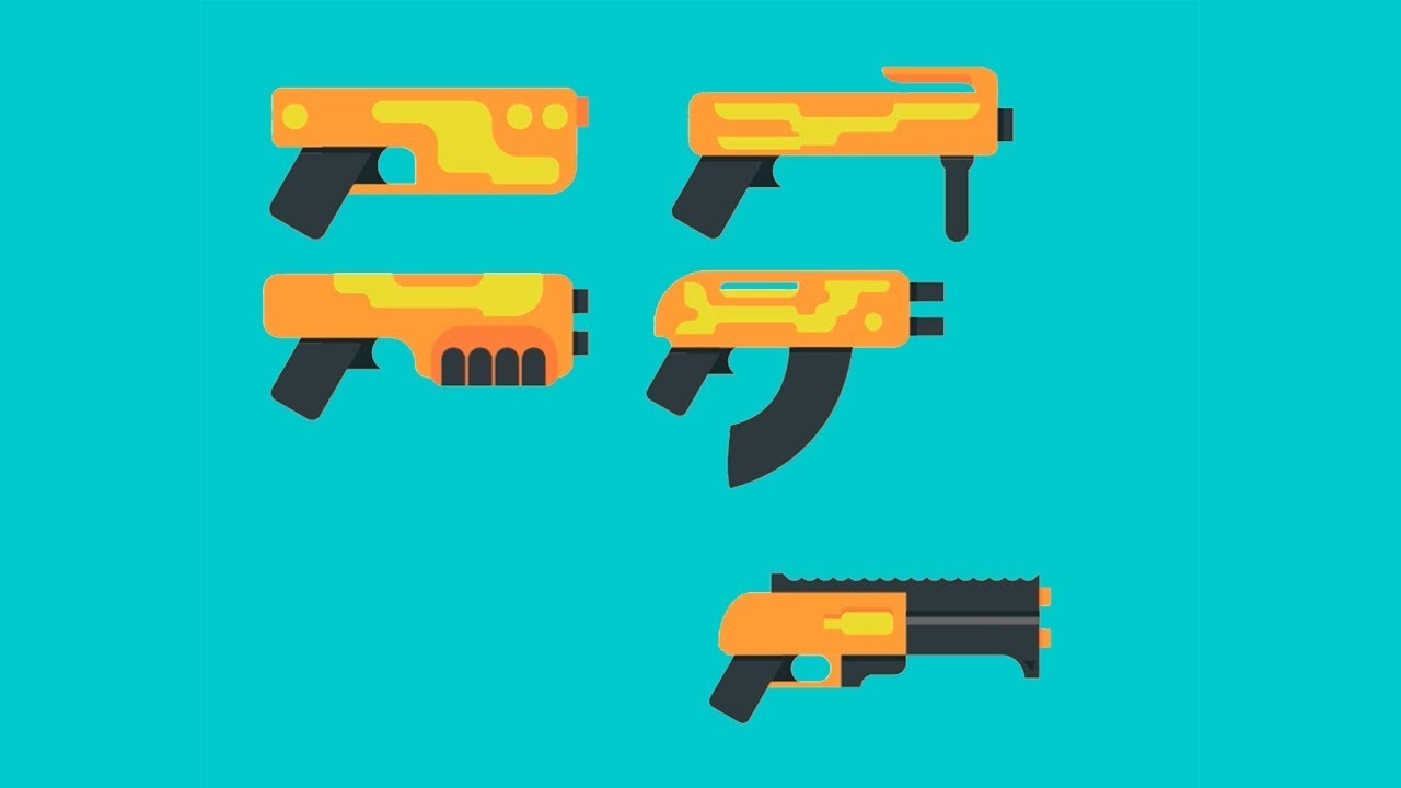Векторна графіка пістолети/Simple geometric guns(Part2) - YouTube