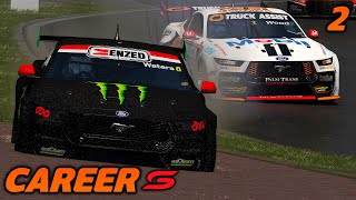 FIRST RAIN RACE = CHAOS  Supercars Career Mode: Part 2