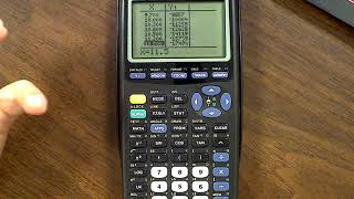 TI-83 Tutorial #6 - Making a Table