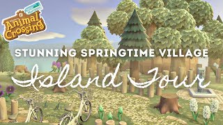 SPRINGTIME VILLAGE ISLAND TOUR | Animal Crossing New Horizons