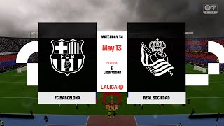 BARCELONA vs REAL SOCIEDAD | La Liga | FC 24