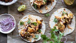 Spicy Lentil and Cauliflower Tacos (Vegan and Gluten-Free)