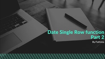 Date Single Row Function Part 2 || SQL (18)