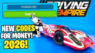 *NEW* ALL WORKING CODES FOR DRIVING EMPIRE IN 2026! ROBLOX DRIVING EMPIRE CODES