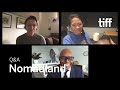 NOMADLAND Q&A with Chloé Zhao, Frances McDormand | TIFF 2020