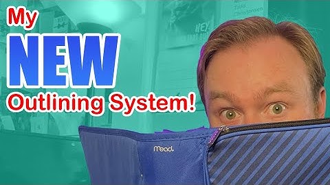 Reorganizing My Index Cards (New Novel Outlining System)