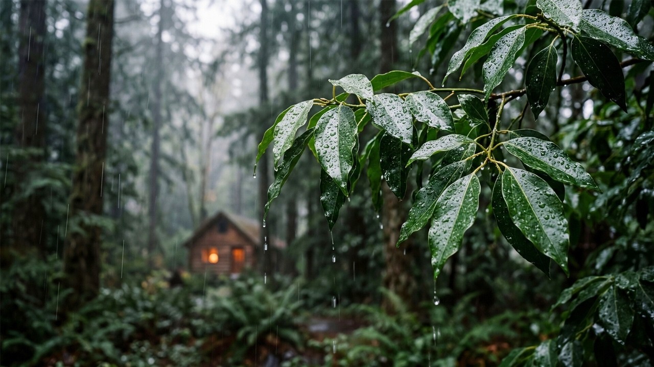 Sonido de Lluvia Intensa para Dormir Toda la Noche - Lluvia Relajante contra el Insomnio - ASMR