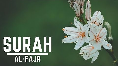 SURAH AL FAJR ᴴᴰ   EXTREMELY POWERFUL  سورة الفجر   كاملة 2