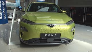 Hyundai Kona Electric Acid Yellow 2018 Exterior And Interior