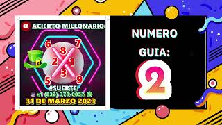ACIERTO MILLONARIO 31 DE MARZO 2023
