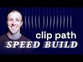 Webflow speed build  lightning animation with clip path bae