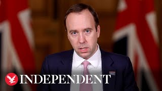 Watch in full: Matt Hancock leads UK coronavirus briefing