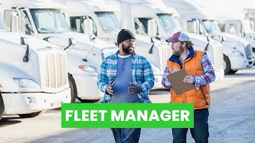 What is the role of a Fleet Manager ? | Career Guide - Job Description - Skills