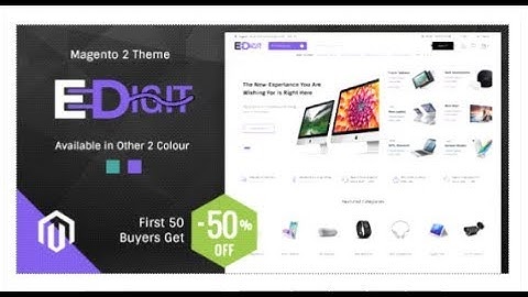 eDigit - Responsive Magento 1 & 2 Theme | Themeforest Templates