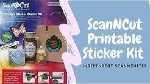 ScanNCut   Create stickers from FREE images    Canvas Workspace   Printable Sticker Starter Kit