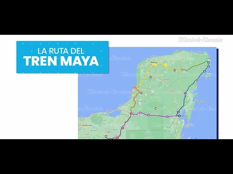 Ruta del Tren Maya: recorrido en municipios de la Península de Yucatán