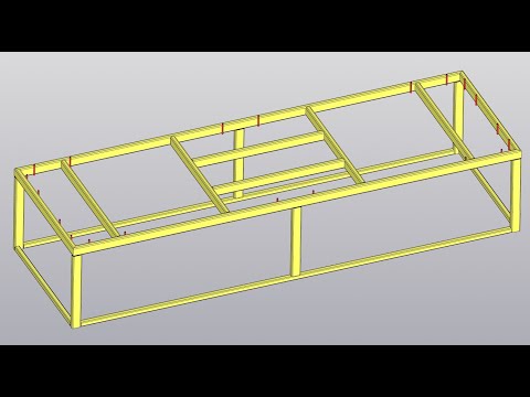 Компас 3D Металлоконструкции. Построение каркаса