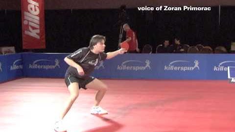 How to Hit a Backhand Inside-Out Loop in Table Tennis | Killerspin