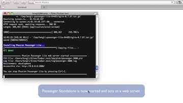 Phusion Passenger Standalone: basic usage
