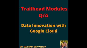 Data Innovation with Google Cloud #salesforce #google #swadhinshrivastav #trailhead #swadhin #crm