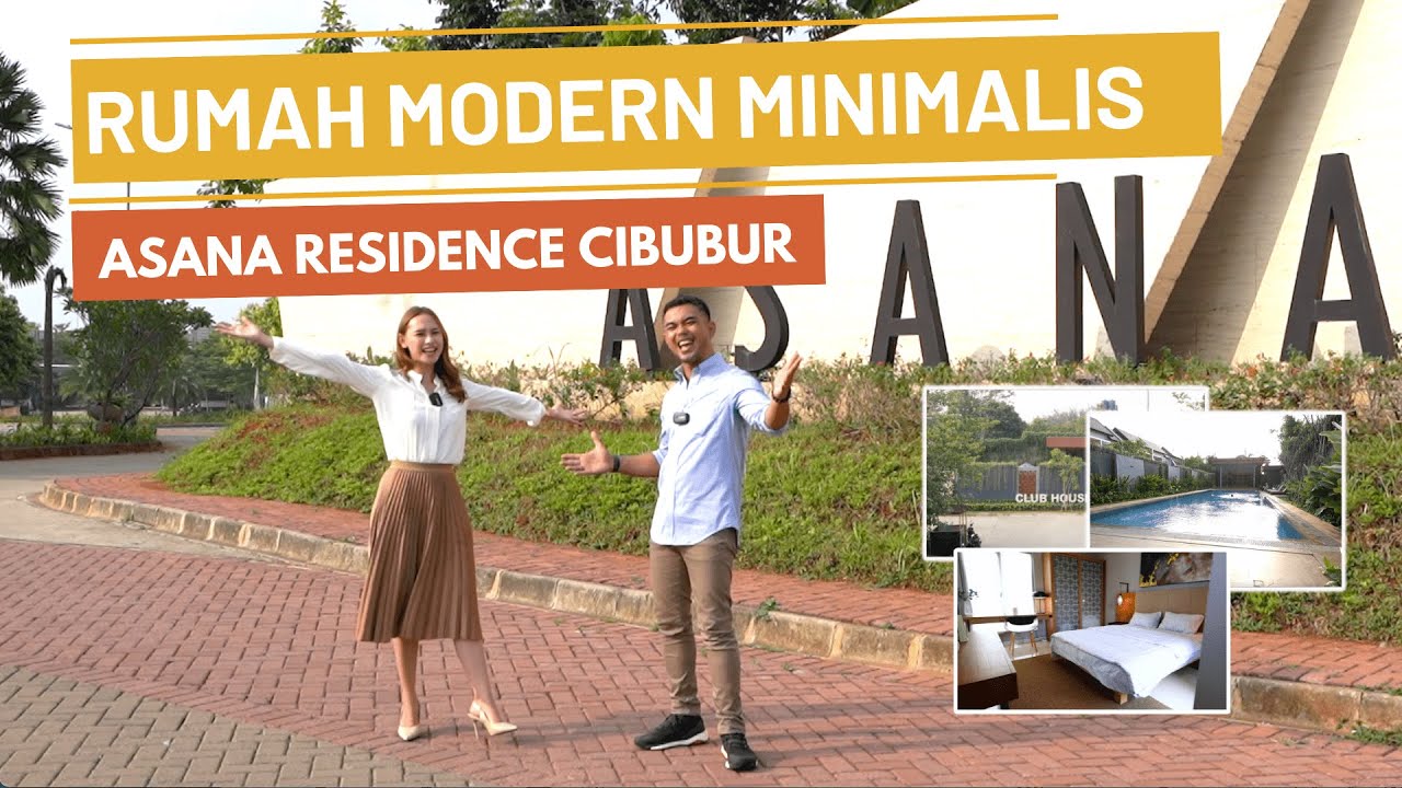 Rumah Modern Minimalis di Lokasi strategis banget Asana Residence Cibubur