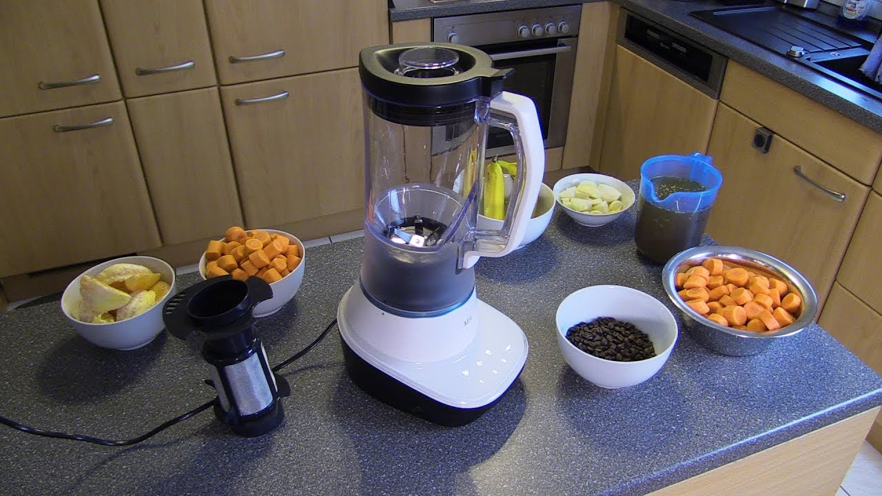 AEG Standmixer Gourmet 7 Standmixer TB714CW Mixer Test YouTube