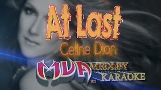 At Last karaoke version | Celine Dion