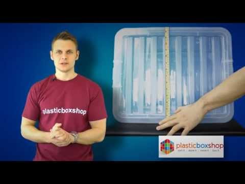 PlasticBoxShop guide to how we measure our plastic storage boxes