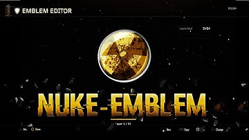 Black Ops 3 NUKE EMBLEM!