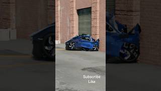 Wow🥶😱🥶Ferrari 145 mph speed crash,  watch faster #cars #beamngdrive #love #love