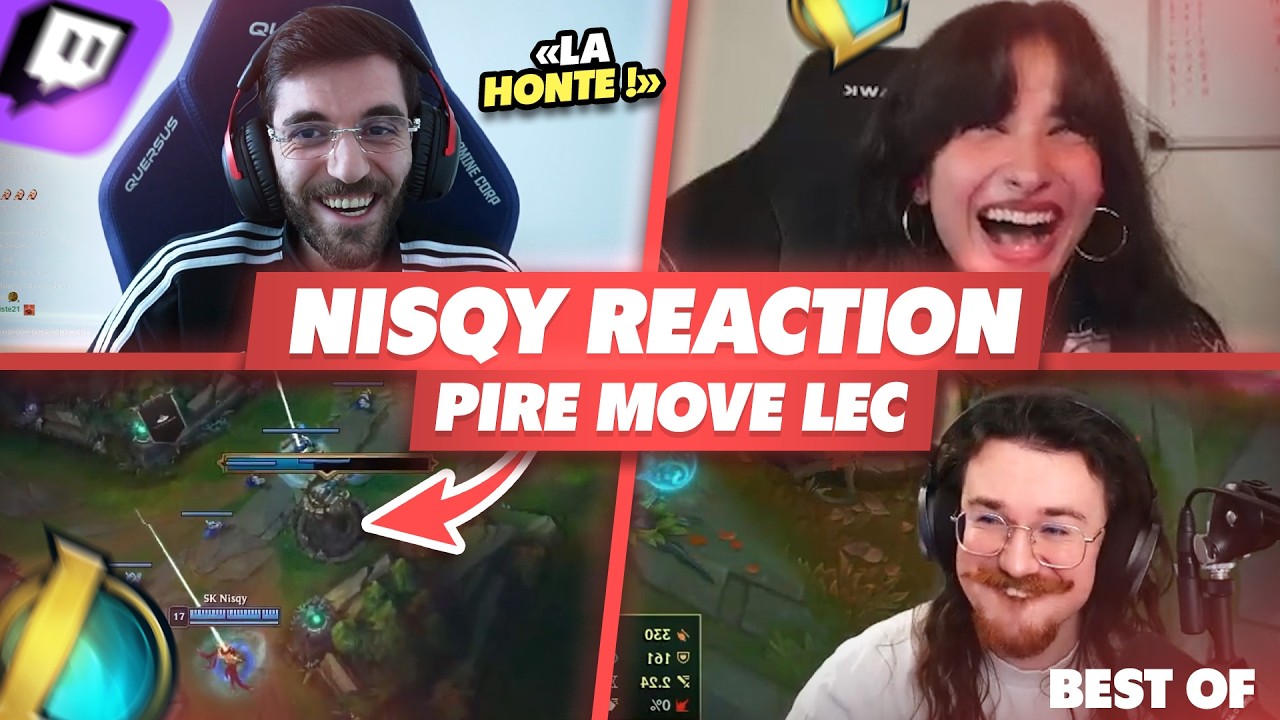 NISQY REVIENT SUR SON PIRE MOVE EN LEC - Best Of LoL #1385 Réactions