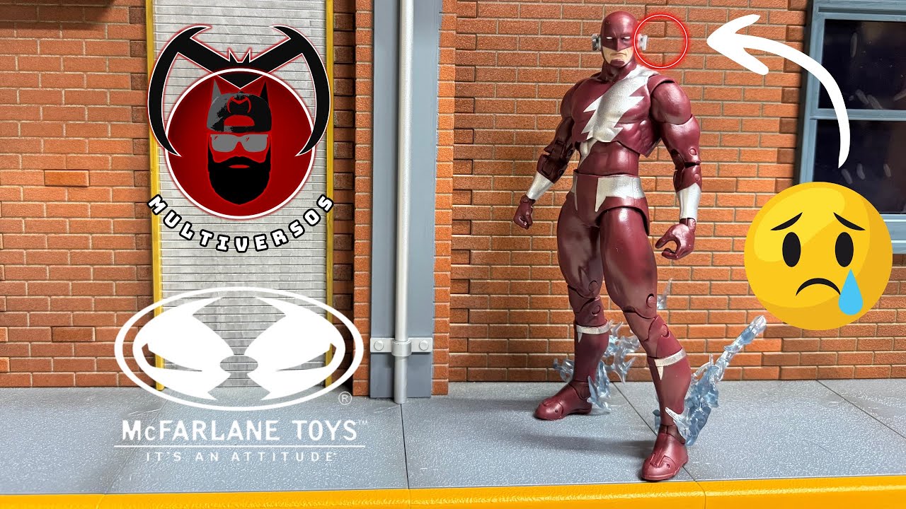DC Multiverse New Kid In Town Series: Dark Flash Walter West Aksiyon Figür