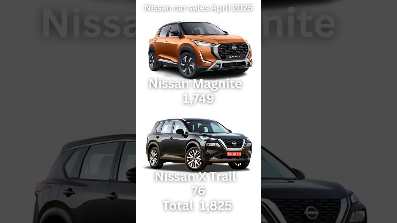 Nissan car sales April 2025