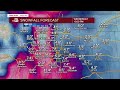 Snowfall timeline: See how much snow falls when in Colorado, Denver metro area